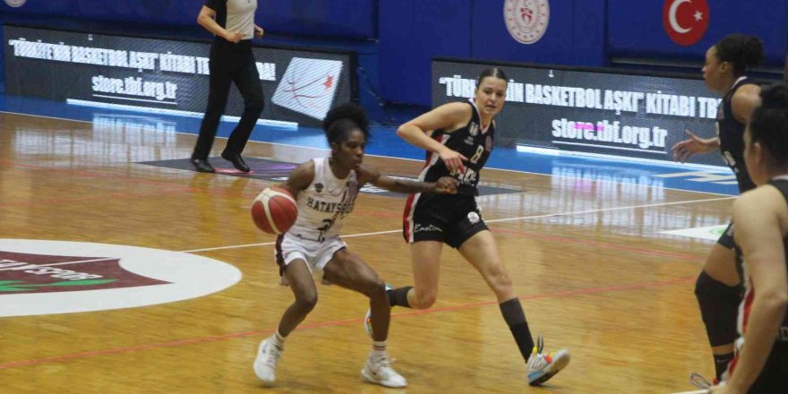 Kadınlar Basketbol Süper Ligi: Hatayspor: 69 - Beşiktaş: 84