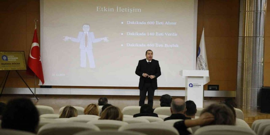 Büyükşehir personeline etkili iletişim semineri