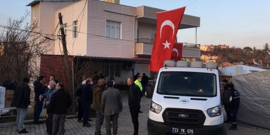 Mersin’e şehit ateşi düştü, geriye bu görüntüleri kaldı