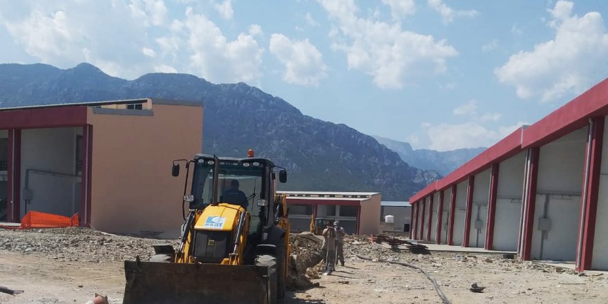 Kemer Yeni Küçük Sanayi Sitesi’nin altyapısı tamamlandı