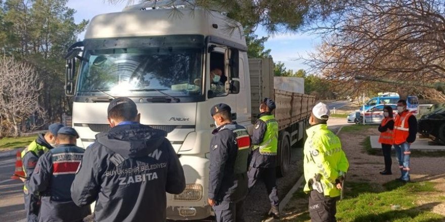 Mersin’de drone destekli trafik denetimi