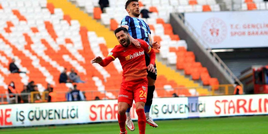 Spor Toto Süper Lig: Adana Demirspor: 1 - Kayserispor: 0 (İlk yarı)