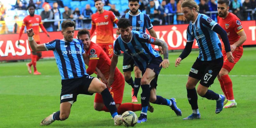 Spor Toto Süper Lig: Adana Demirspor: 1 - Kayserispor: 1 (Maç sonucu)