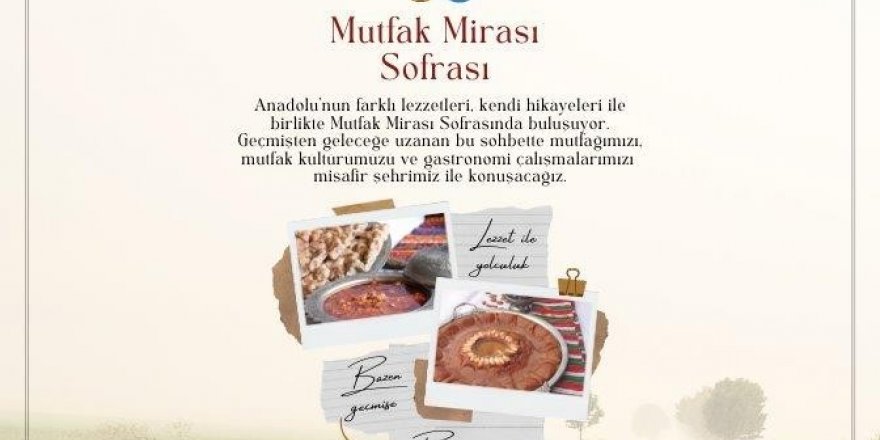 Alanya Belediyesi’nden yeni proje: “Mutfak Mirası Sofrası”