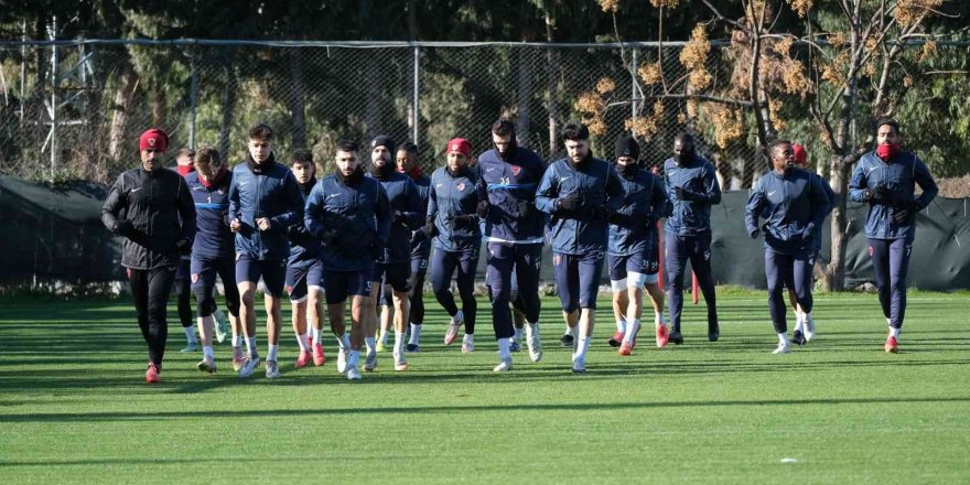 Hatayspor, Alanyaspor karşılaşmasının hazırlıklarını sürdürüyor