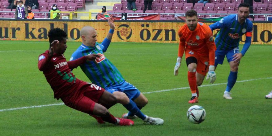 Spor Toto Süper Lig: A. Hatayspor: 0 - Çaykur Rizespor: 0 (Maç sonucu)