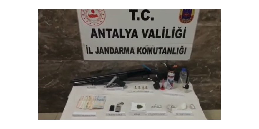 Alanya’da uyuşturucu tacirine operasyon