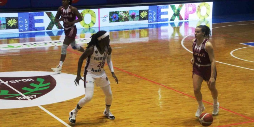 Kadınlar Basketbol Süper Ligi: Hatayspor: 103 - Elazığ İl Özel İdare: 51