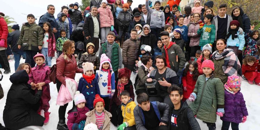 Alanya’da kar şenliği