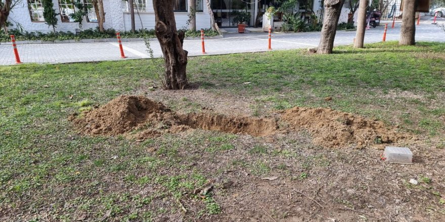 Mezar kazılıyor ihbarı ile olay yerine giden ekipler, korkunç cinayet ile karşılaştı