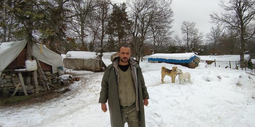 Kar nedeniyle yaylada mahsur kalan aile kurtarıldı