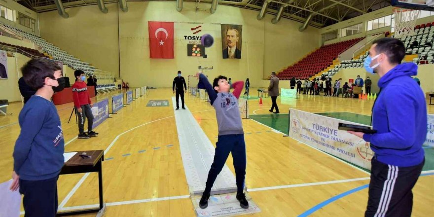 Geleceğin milli sporcu adayları tarama testinden geçiyor