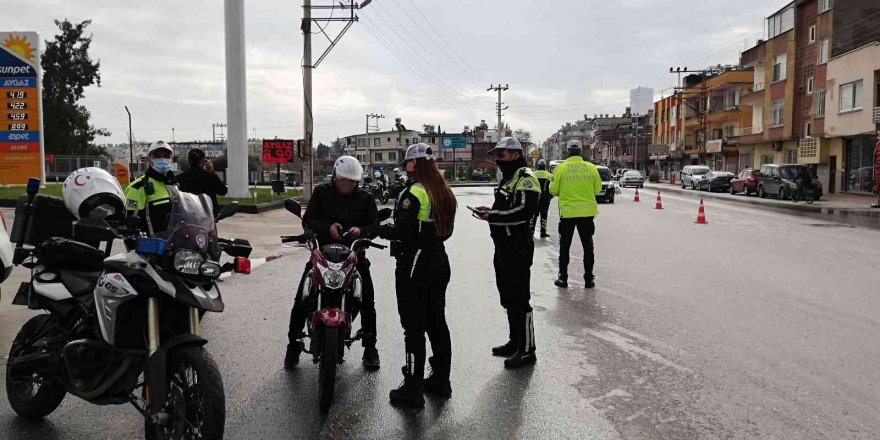 Mersin’de motosiklet denetimleri arttırıldı