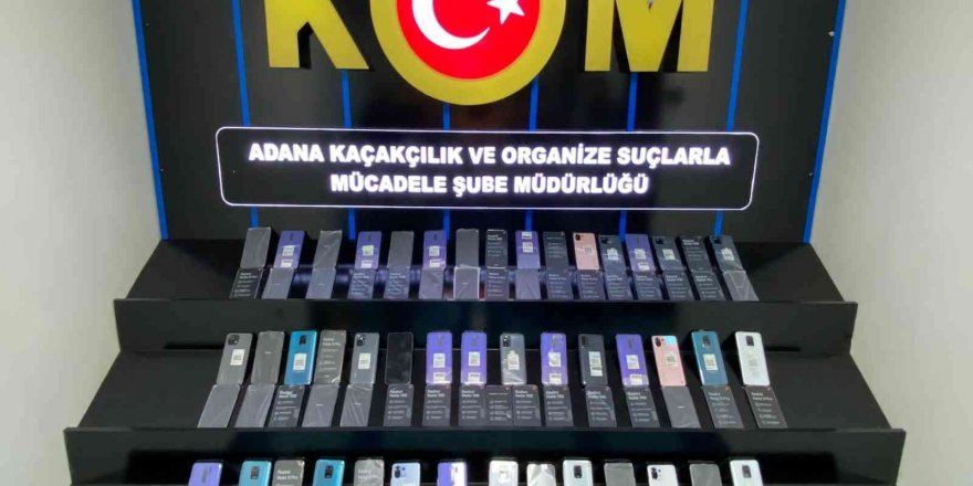 Adana’da kaçakçılık operasyonu