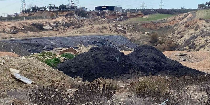 Doğal göl doldurularak kurutuldu