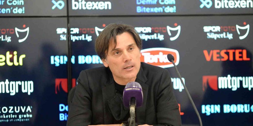 Montella: "Rakibin ceza sahasında 43 kere topla buluştuk"