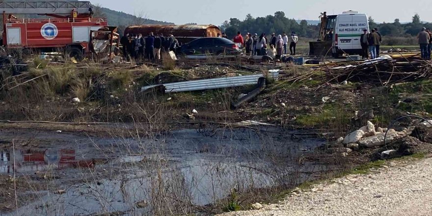 Yangında küle dönen evde, emekli öğretmenin cesedine ulaşıldı