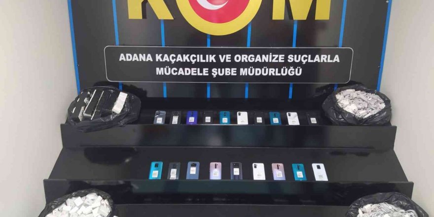 Adana’da kaçakçılık operasyonu