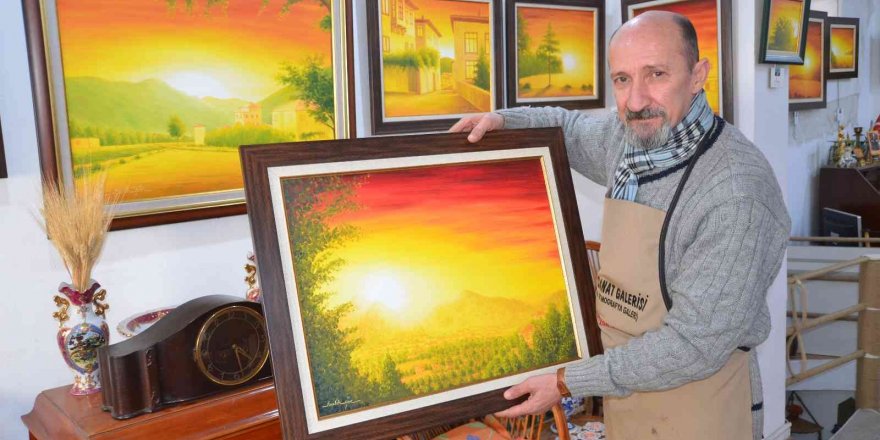 Ressam Salih Yön, 37. kişisel resim sergisi açacak