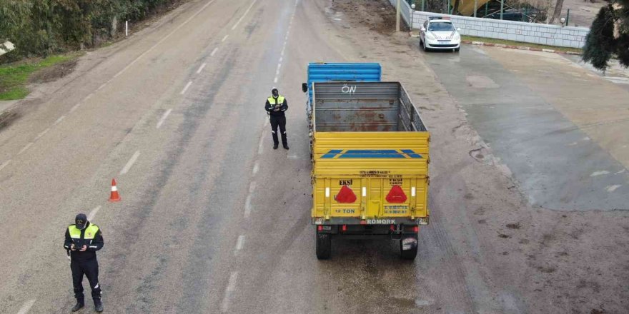 Adana’da 257 araç trafikten men edildi