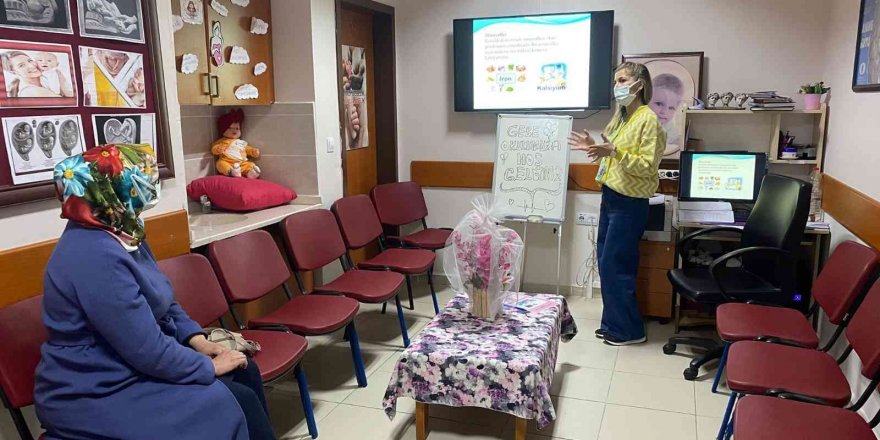 Silifke Devlet Hastanesinde "Gebe Okulu" açıldı