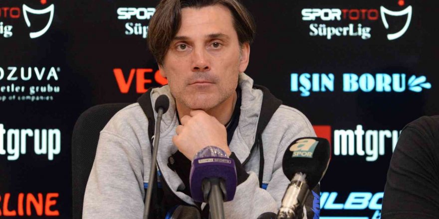 Montella: “Rakipler Adana Demirspor’dan korkuyor”