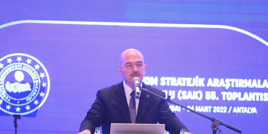 Bakan Soylu: "15 Temmuz’dan 2021 sonuna kadar 390 mafya tipi örgüt çökertildi"