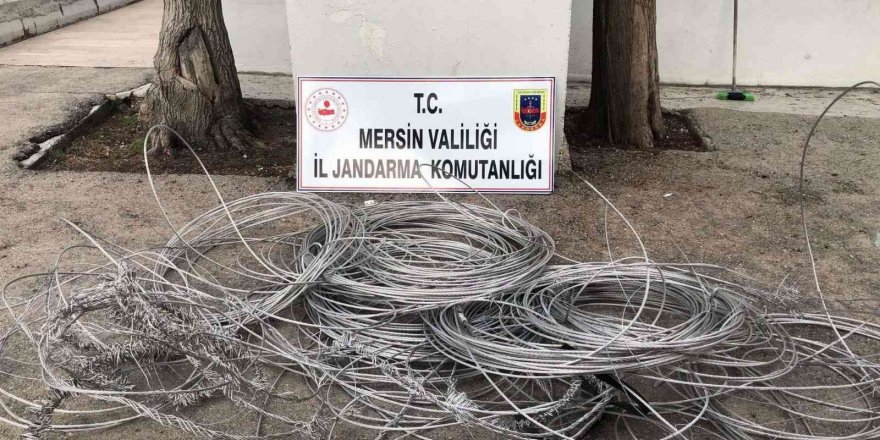 Elektrik teli hırsızları yakalandı