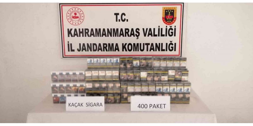 Otobüste 400 paket sahte bandrollü sigara ele geçirildi