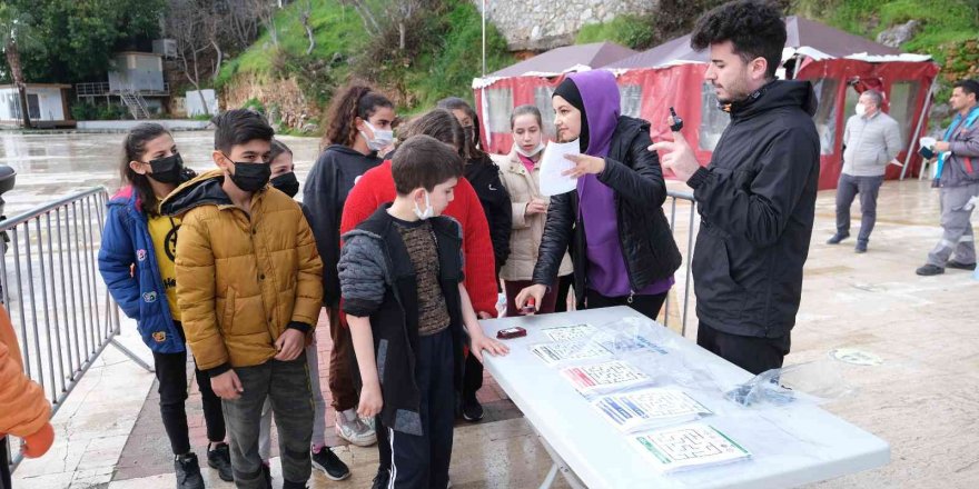 Alanya’da labirent oryantiring etkinliği