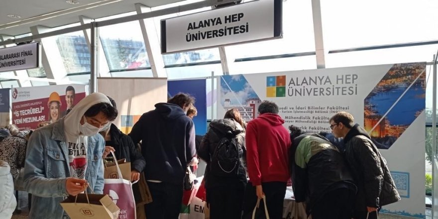 Alanya HEP Üniversitesi, Üniversite Tanıtım Günleri fuarına katıldı