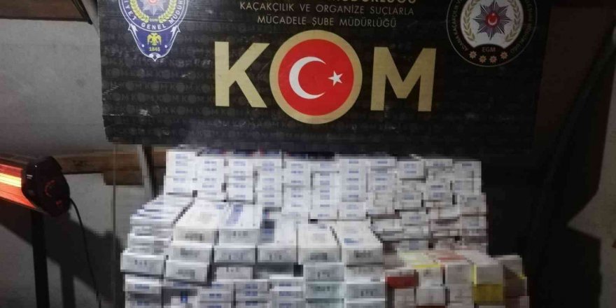 Adana’da un içinden kaçak sigara çıktı