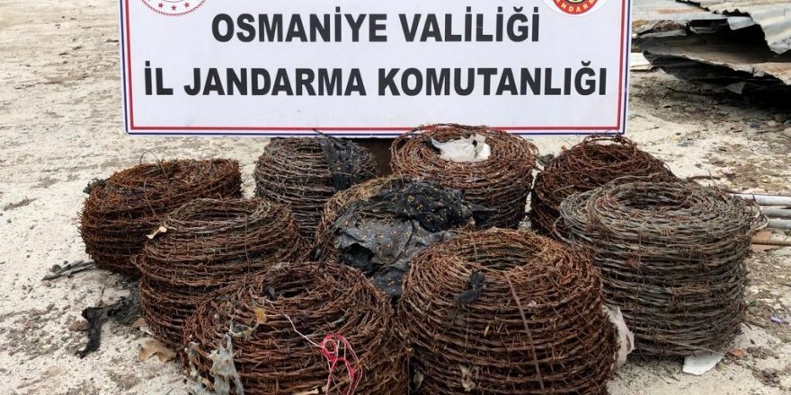 Çalınan dikenli teller bulunarak sahibine telim edildi