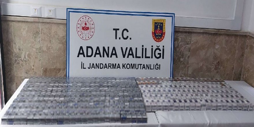 Adana’da 790 paket kaçak sigara ele geçirildi