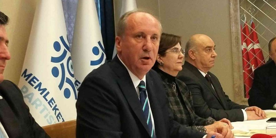 Muharrem İnce’den 6 partinin mutabakat metnine tepki