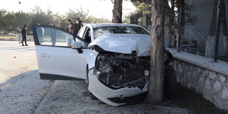 Burdur’da trafik kazası: 1 yaralı