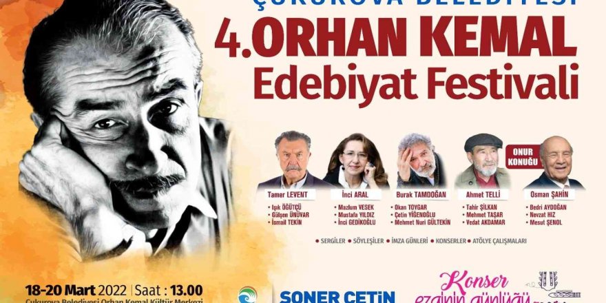 Orhan Kemal Edebiyat Festivali başlıyor