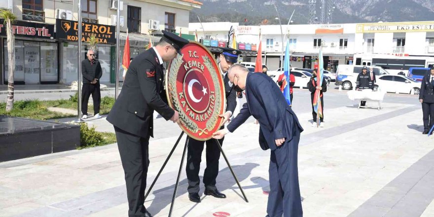 Kemer’de Çanakkale Zaferi Törenle Kutlandı
