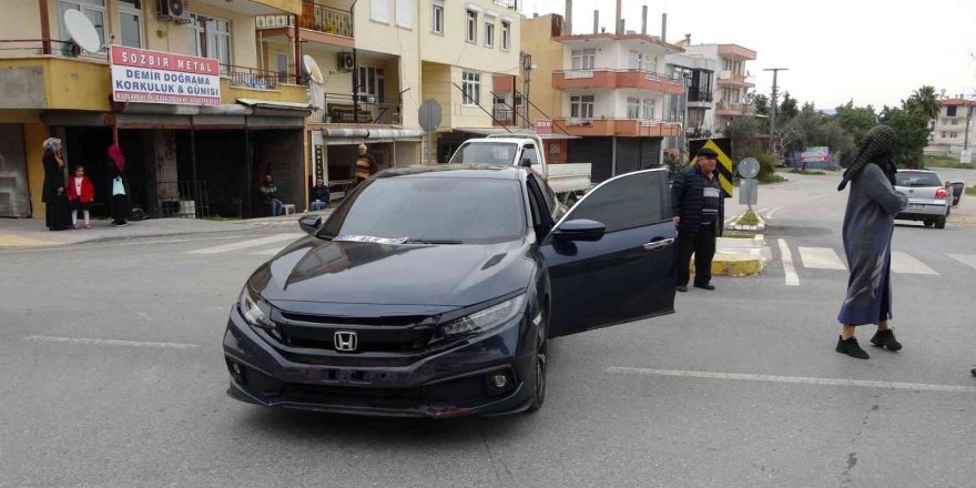 Manavgat’ta trafik kazası: 1 yaralı