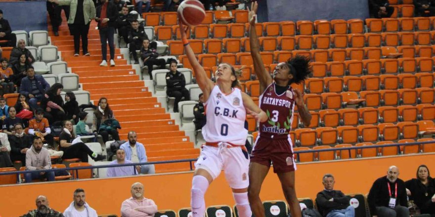 Bitçi Kadınlar Türkiye Kupası: Çukurova Basketbol Mersin Yenişehir Belediyesi: 81 -  Hatayspor: 58