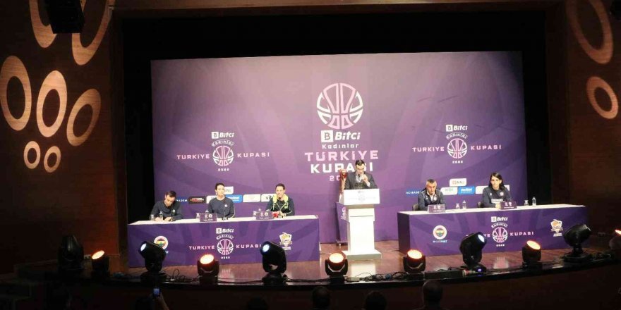 Bitci Kadınlar Türkiye Kupası 2022 final basın toplantısı düzenlendi