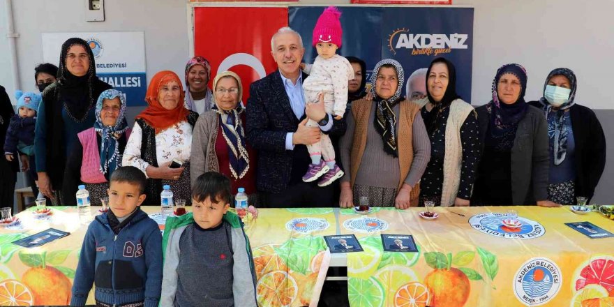 Başkan Gültak, 7 mahallede vatandaşlarla buluştu, hizmet ve projelerini anlattı