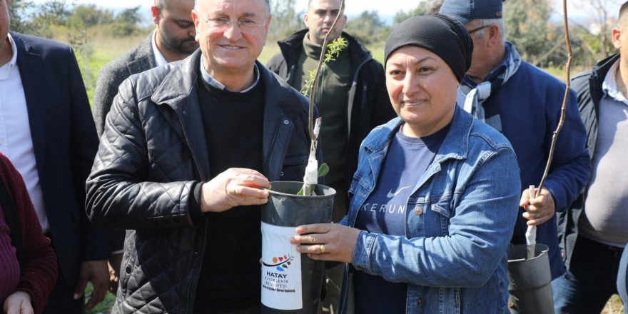 Hatay Büyükşehir Belediyesi’nden üreticiye destek