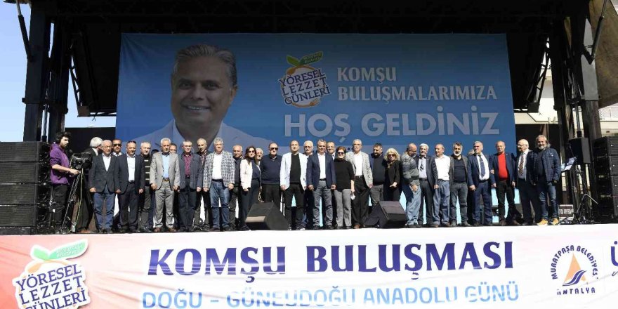 Muratpaşa’da Doğu ve Güneydoğulular buluştu