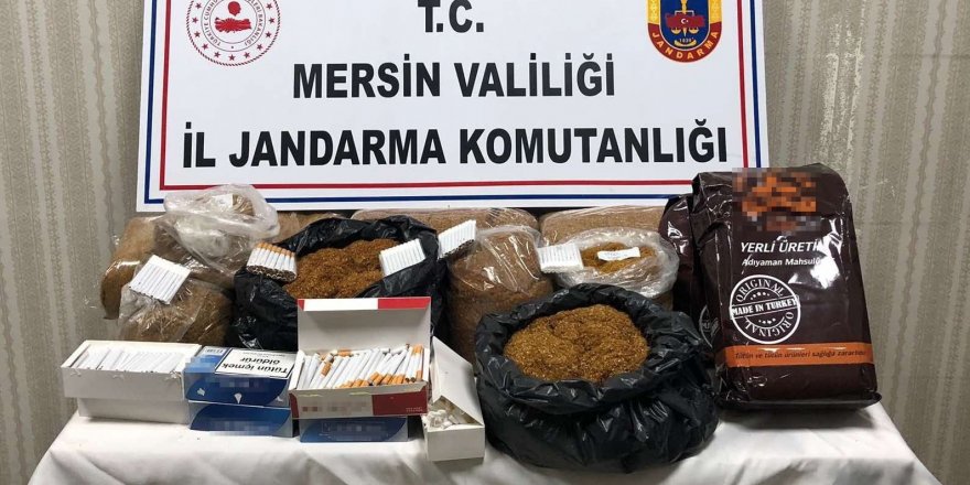 Mersin’de kaçak sigara satan kişi yakalandı