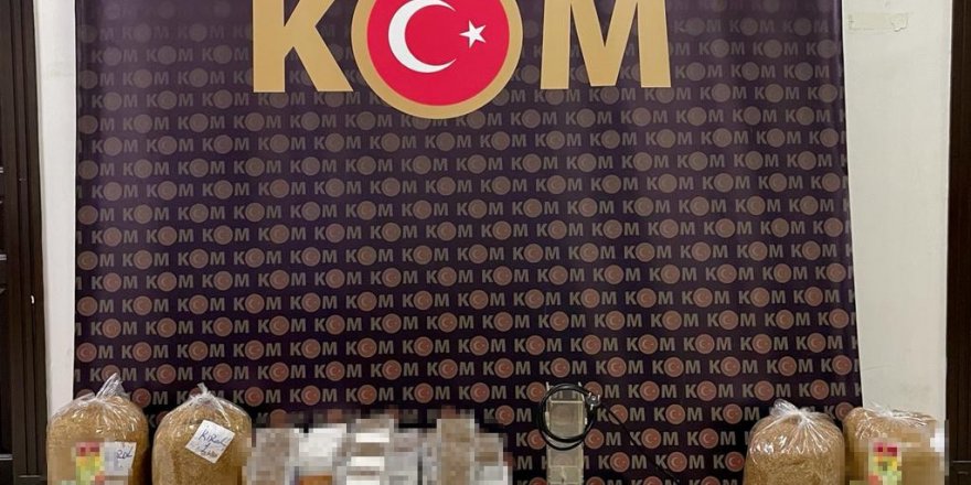 Mersin’de kaçak sigara ve tütün operasyonu