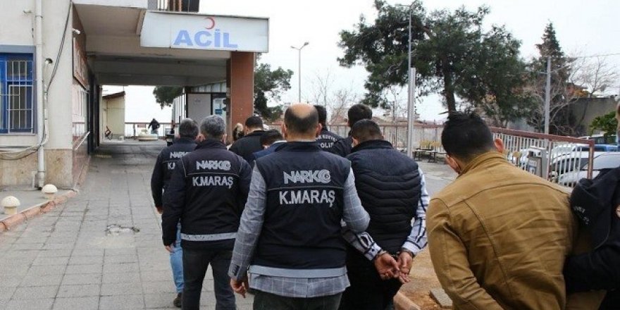 Kahramanmaraş’ta uyuşturucu tacirlerine suçüstü: 10 kişi tutuklandı