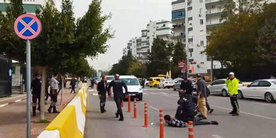 Antalya’da eski enişte tekerlekli sandalyeyle geldiği adliye önünde dehşeti yaşattı