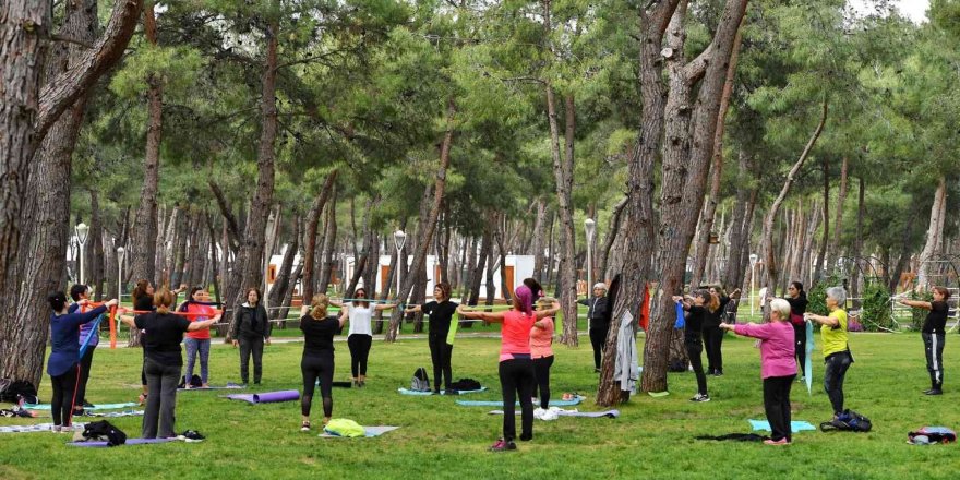 Konyaaltı’nda sabah sporu