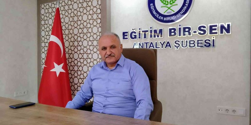 Eğitim Bir Sen Antalya Şube Başkanı Miran: "Toplu sözleşmenin özerkliği teminat altına alınmalı"